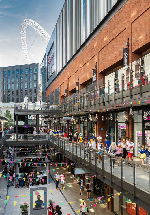 London Designer Outlet Shopping Mall View in Wembley Park