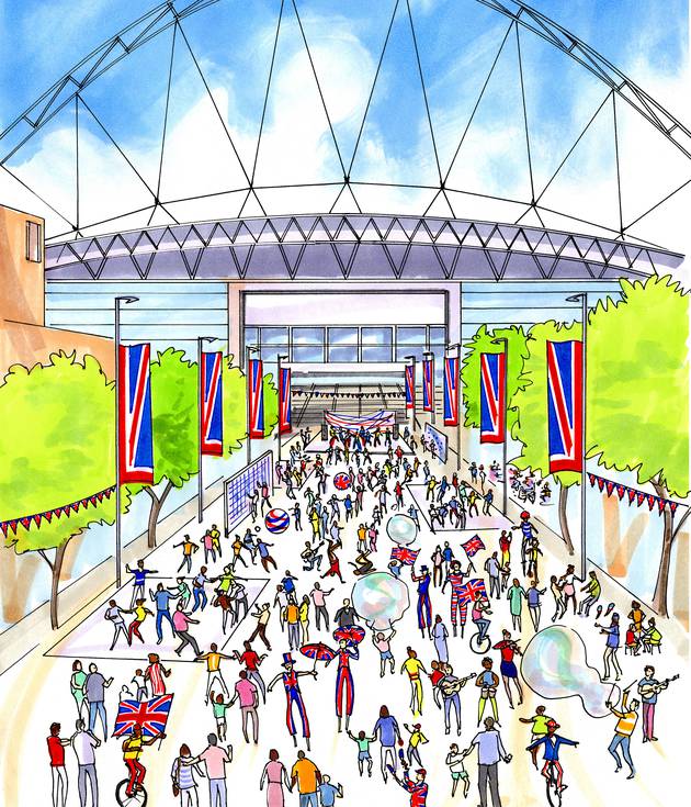 Jubilee Dance Party at Wembley Park